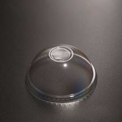 95mm Disposable PET Transparent Plastic Cup Dome Lid Fit For Iced-coffee Cup